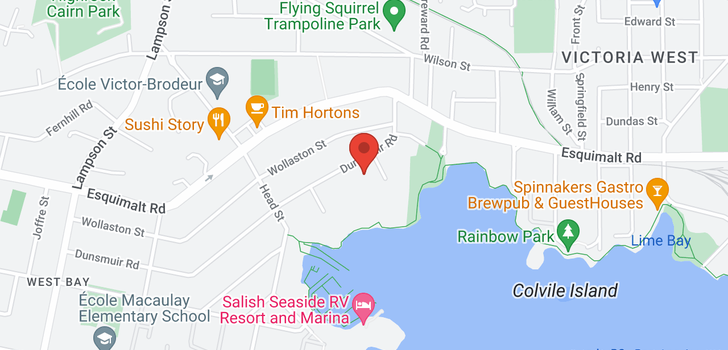 map of 216-845 Dunsmuir Rd
